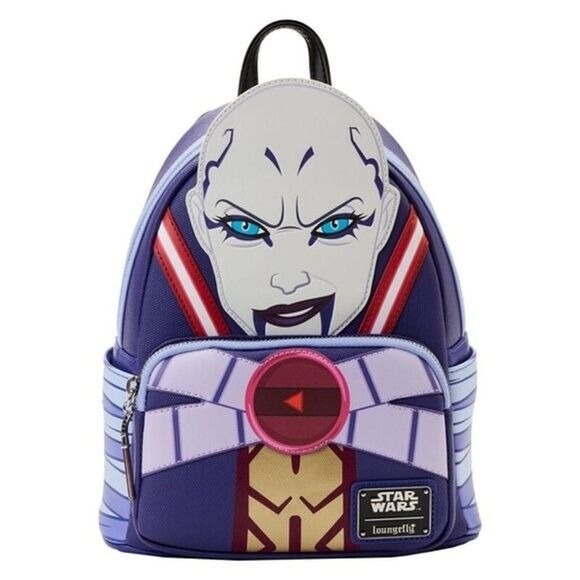 Loungefly Disney‎ Star Wars Asajj Ventress Mini Backpack NYCC Exclusive